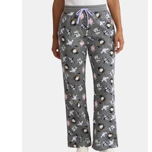 Hello‎ Kitty Halloween Fleece Jogger Pants Grey Pewter Size XXS (00) NWT